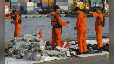 #indonesiaplanecrash : और मानव अवशेष मिले, दस बैग भरे, तलाश जारी