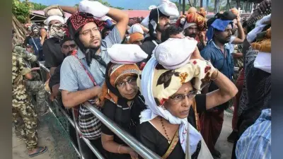 कड़ी सुरक्षा के बीच खुला सबरीमाला मंदिर, नहीं दिखी प्रतिबंधित आयु वर्ग की कोई महिला
