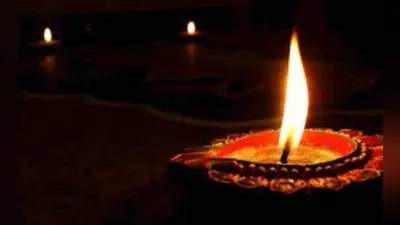 छोटी दीपावली पर जलाये गये यम दीप