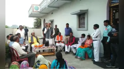 केंद्रीय मंत्री जयंत सिन्हा ने गांवों में लगायी चौपाल, ग्रामीणों से किया सीधा संवाद