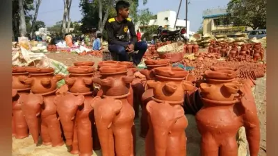 छठ महापर्व पर बाजार में रौनक