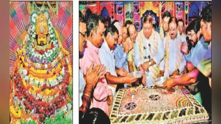श्याम जयंती पर सवा लाख पेंसिलों से सजा श्री श्याम मंदिर घुसुड़ीधाम, बाबा श्याम को लगा मिल्क केक का महाभोग, आज लगेगी बारस की धोक