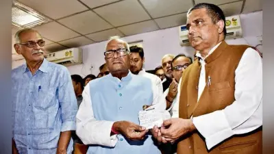 पटना : राष्ट्रवादी जन कांग्रेस का जदयू में विलय, पुराने घर लौटे शंभूनाथ सिन्हा