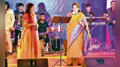 ….जब राजगीर महोत्सव अनुराधा व कविता पौडवाल ने सजायी सुरों की महफिल