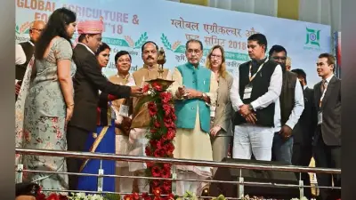 ग्लोबल एग्रीकल्चर एंड फूड समिट : केंद्रीय कृषि मंत्री राधामोहन सिंह ने कहा, पीएम को है किसानों की चिंता, राजकुमार को नहीं