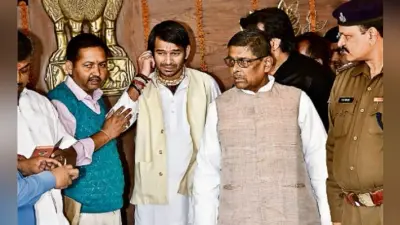 पटना : आखिरी दिन विस पहुंचे तेजप्रताप, घर नहीं जाने का सवाल पर जोड़ लिया हाथ, दोस्त के यहां ठहरे नही गये राबड़ी आवास