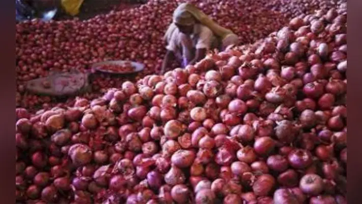 यहां 50 पैसा प्याज और दो रुपये किलो बिका लहसुन