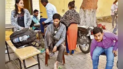 बीएसएससी की इंटर स्तरीय परीक्षा : फिर बुकलेट लेकर फरार, पर्चा आउट की रही चर्चा