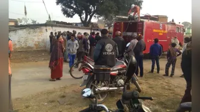 गोमिया में शॉर्ट सर्किट से लगी आग