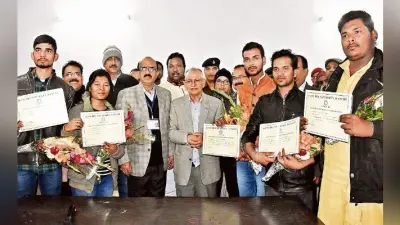 रांची यूनिवर्सिटी छात्र संघ चुनाव में लहराया भगवा