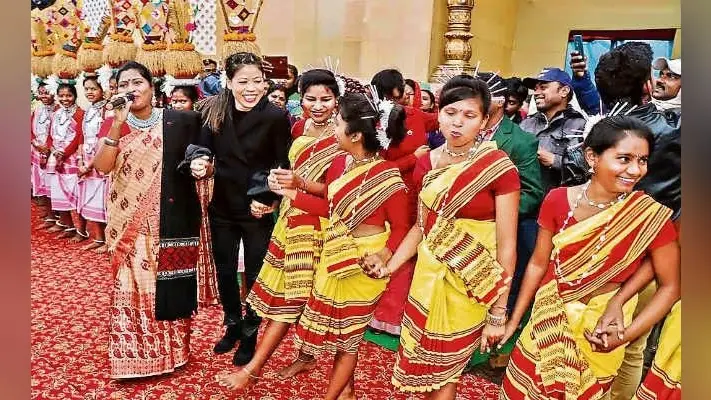 गूंज महोत्सव का आगाज : मैरीकॉम ने बढ़ाया महिलाओं का हौसला, कहा-मेहनत से कुछ भी हो सकता हासिल
