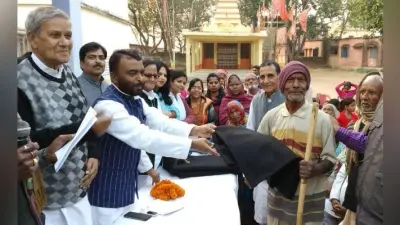 कसमार में मनायी गयी स्वतंत्रता सेनानी केपी चौबे की पुण्यतिथि