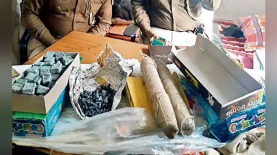 सर्च ऑपरेशन में भेलवाघाटी से भारी मात्रा में विस्फोटक बरामद