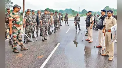 खूंटी : यूसुफ पूूर्ति की खोज में तीन गांवों में नाकेबंदी, 10 कंपनी पुलिस फाेर्स तैनात