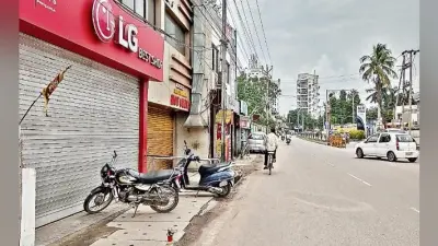 रांची : बाजार में सन्नाटा, शहर में 105 करोड़ का कारोबार प्रभावित