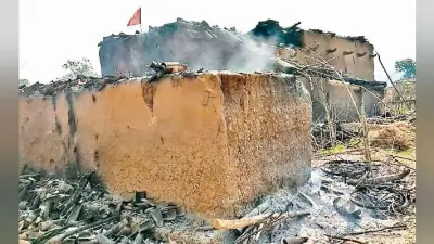 भवनाथपुर : डायन बिसाही के आरोप में हत्या का मामला, भड़के लोगों ने छह आरोपियों के घर फूंके