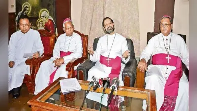 राज्यपाल से मुलाकात के बाद बोले बिशप थियोडोर मास्करेन्हास -क्या हम आतंकवादी हैं?