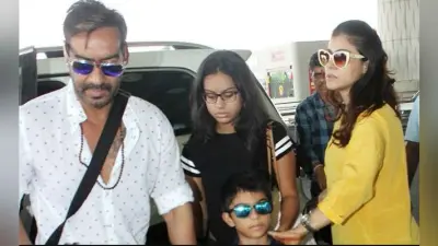VIDEO: अजय देवगन के बेटे ने कैमरे को देख की ऐसी हरकत, हैरान रह गईं काजोल