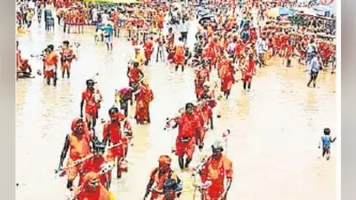श्री शिव शक्ति सेवा समिति के शिविर में महारुद्राभिषेक