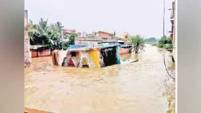 बांकुड़ा में बारिश ने बरपाया कहर, कई इलाके जलमग्न, सैकड़ों घर क्षतिग्रस्त, फंसे दर्जनों लोग