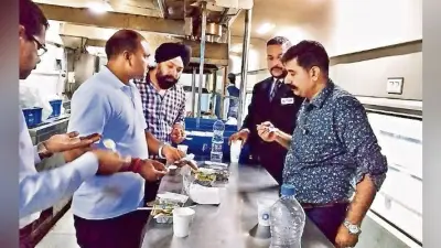पदाधिकारी की जांच में हुआ खुलासा, राजधानी एक्सप्रेस के यात्रियों को अब भी परोसा जा रहा घटिया खाना
