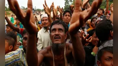 म्यामां में 129,000 रोहिंग्या मुसलमान मलिन शिविरों में अपनी जिंदगी काटने को मजबूर