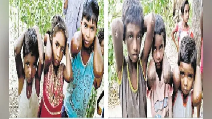 क्लास रूम में बच्चों को बेरहमी से पीटा दीवार पर केहुनी रगड़ उधेड़ दी चमड़ी