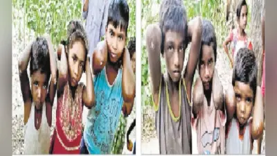 क्लास रूम में बच्चों को बेरहमी से पीटा दीवार पर केहुनी रगड़ उधेड़ दी चमड़ी