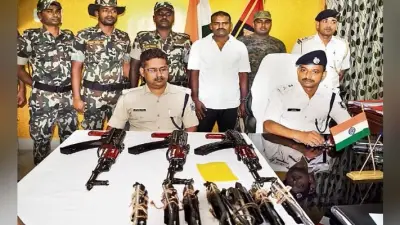 मुंगेर में तीन एके-47 व मैगजीन के साथ तस्कर पकड़ा गया
