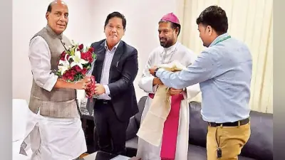 गृहमंत्री से बिशप मास्करेन्हास मिले, झारखंड पर की चर्चा