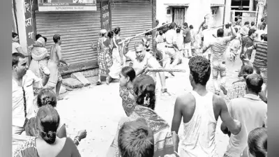 बालुरघाट : अवैध शराब की दुकान बंद करने को लेकर हुआ विवाद, पुलिस-पब्लिक में झड़प, आइसी समेत कई जख्मी
