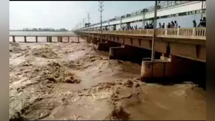बाण सागर डैम से छोड़ा गया 2.55 लाख क्यूसेक पानी, सोन और गंगा में उफान, अलर्ट जारी
