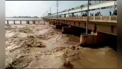 बाण सागर डैम से छोड़ा गया 2.55 लाख क्यूसेक पानी, सोन और गंगा में उफान, अलर्ट जारी
