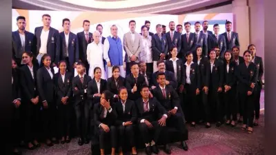भारतीय ओलंपिक संघ शर्मसार, एशियाड सम्मान समारोह में चेक पर खिलाड़ियों के गलत नाम