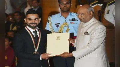 प्रधानमंत्री नरेंद्र मोदी ने ट्वीट कर विराट कोहली को खेल रत्न पुरस्कार पाने पर बधाई दी