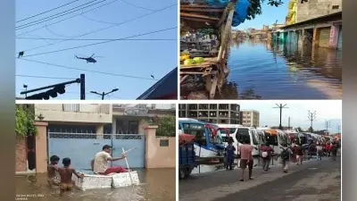 बिहार में बाढ़ : बचाव और राहत कार्यों के लिए एनडीआरएफ की टीम, वायु सेना के हेलीकॉप्टर तैनात