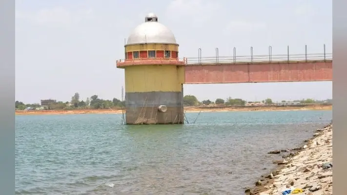 अब भी पिछले साल से पांच फीट कम है हटिया और गोंदा डैम का जलस्तर