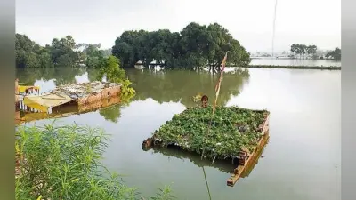 पुनपुन का घट रहा पानी, पर गांवों में बरकरार है परेशानी