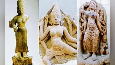 दक्षिण और पूर्व एशिया में मां दुर्गा की प्राचीन मूर्तियां व मंदिर