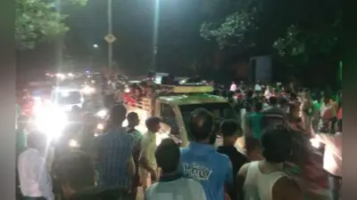 शीतला माता मंदिर के पास प्रसाद वितरण के दौरान रोशन सिंह पर जानलेवा हमला