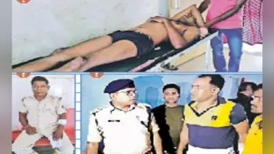सलैया में पुलिस पर हमला थानाध्यक्ष का तोड़ा हाथ