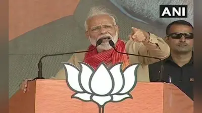 कुरुक्षेत्र में गरजे मोदी, बोले – कांग्रेस को बर्दाश्त नहीं होती देश की खुशी