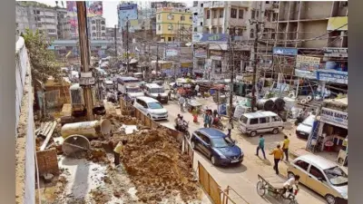 जंक्शन से गांधी मैदान के लिए बन रहा नया रास्ता