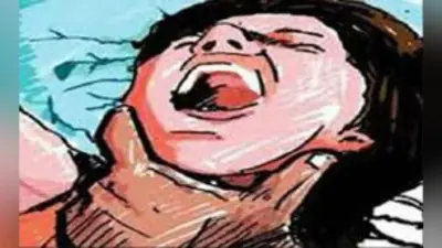 नवविवाहिता की गला दबा हत्या, शव जलाया