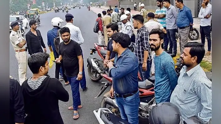 स्टाफ या किसी के आदमी हो, देना पड़ेगा फाइन, फिर से शुरू हुआ वाहन चेकिंग अभियान
