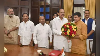 बिहार से चुने गये सतीश चंद्र दुबे ने राज्यसभा सदस्य के रूप में शपथ ग्रहण की