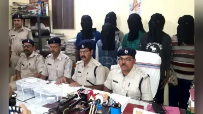 गुमला में पांच शातिर अपराधी गिरफ्तार, राहगीरों को लूटते थे