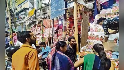 दीपावली को लेकर बाजारों में खूब हुई खरीदारी