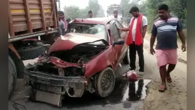Bihar : छठ मनाने गांव जा रहे थे दो युवक, औरंगाबाद में भीषण सड़क हादसे में हो गयी मौत