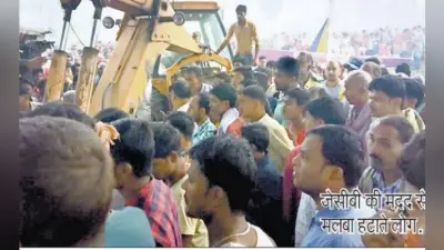 समस्तीपुर : अर्घ के समय गिरी मंदिर की दीवार, दो छठव्रतियों की मौत
